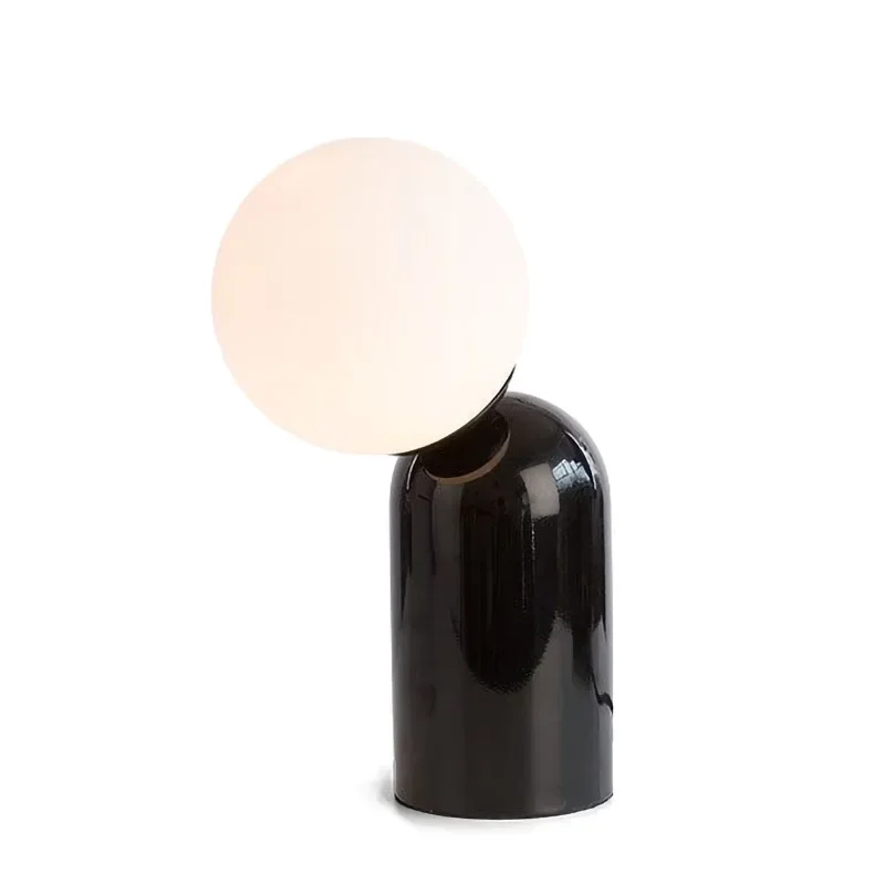 

Glass modern simple desk lamp bar counter living room bedroom bedside lamp