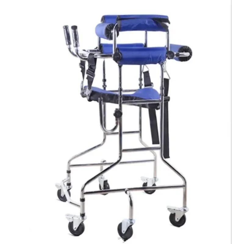 Anti-scalp Standing Frame Elderly Walker Paraplegic Rehabilitation Equipment Adult Walker Training Walking Walker