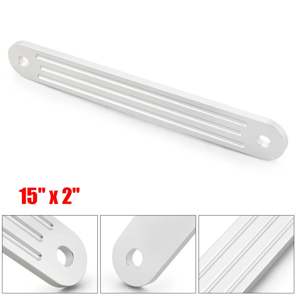 1 Stück 15*2 Zoll TSP-1 Marine-Heckspiegel-Stützplatte für Außenborder mit Bolzenmuster, Bolzenloch, Fahrzeugteile, Zubehör, Aluminiumguss