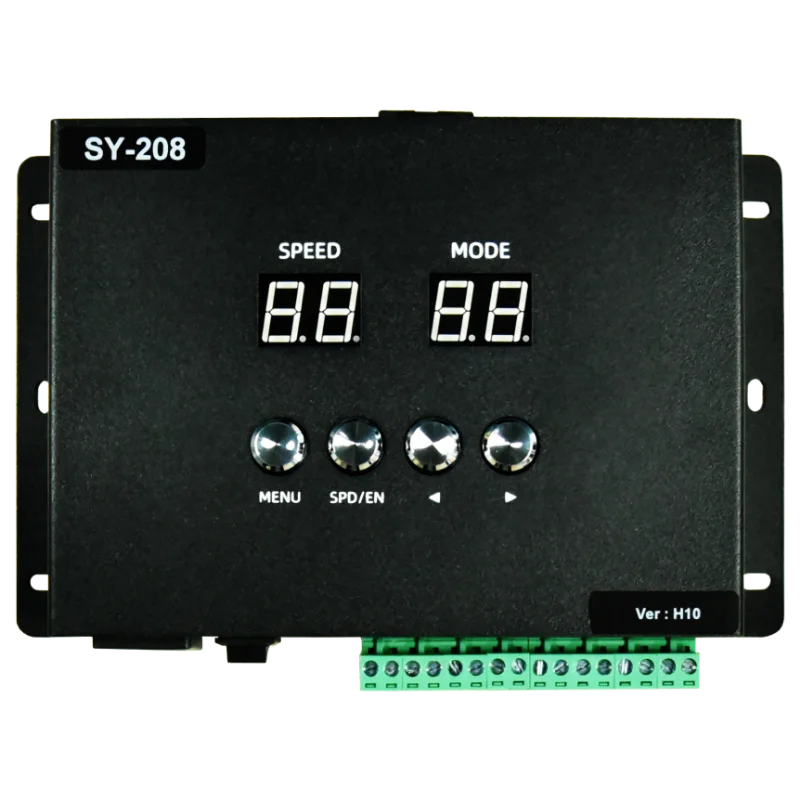 8 ports LED Controller 8192 Pixels for WS2801 WS2812B WS2811 LPD8806 LED Strip, supports SD card Free Lighting Effects Software