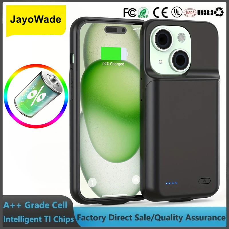 

Новый технологичный внешний аккумулятор 10000 мАч для iPhone 16 Pro Max, 6, 6S, 7, 8, 16 Plus, SE 2020, 17, Air, 17 Pro Max – чехол-зарядка