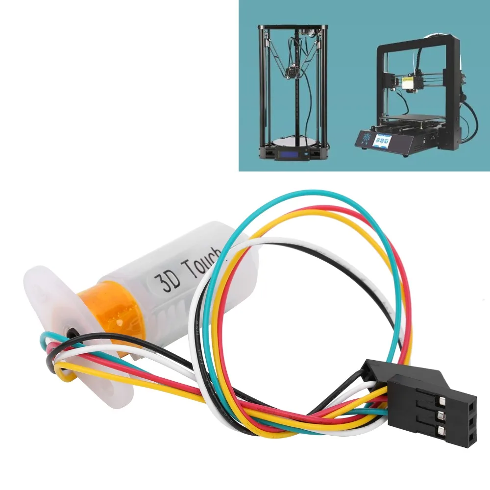 Precise Measurement 3D Touch Sensor 5V Dual Cable (200mm/1000mm) 3D Printer Leveler for CR10s CR10S4/CR10S5/CR20/CR20 Pro