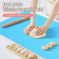 Kneading Dough Mat Silicone Non-stick For Rolling Dough Pizza Liner Pad Pastry Cake Bakeware Paste Flour Table Sheet KitchenTool