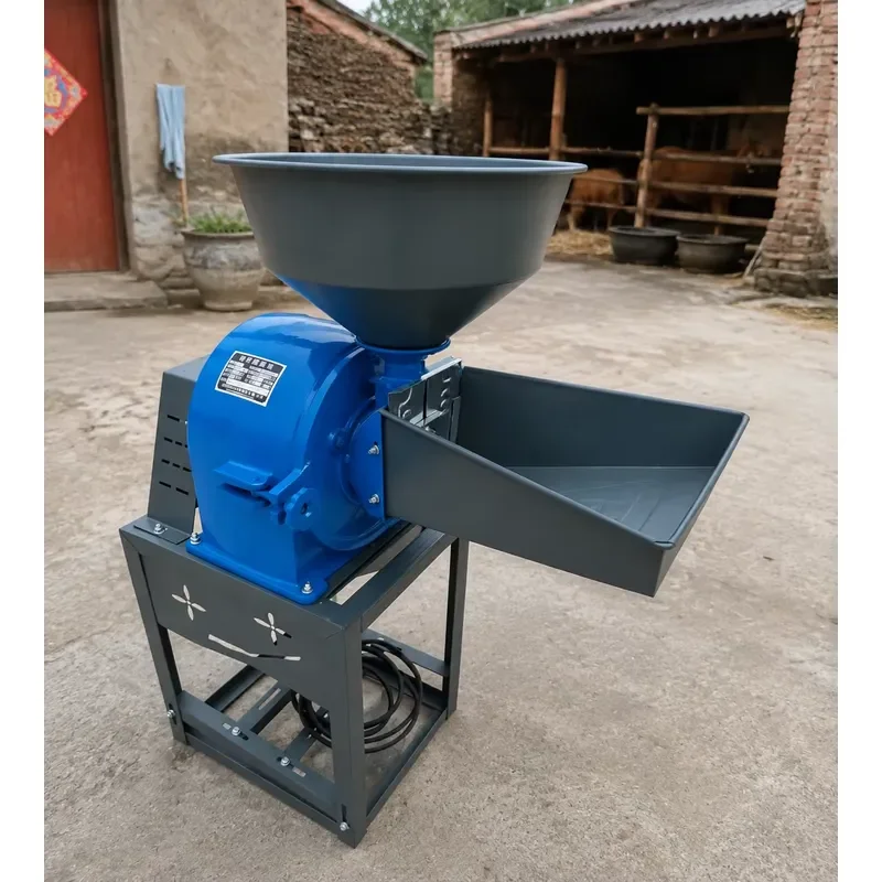 4500W Ultrafine Electric Grinder 300kg/h Double Inlet Single Phase Motor Mill for Grains Spices Flours Household Use