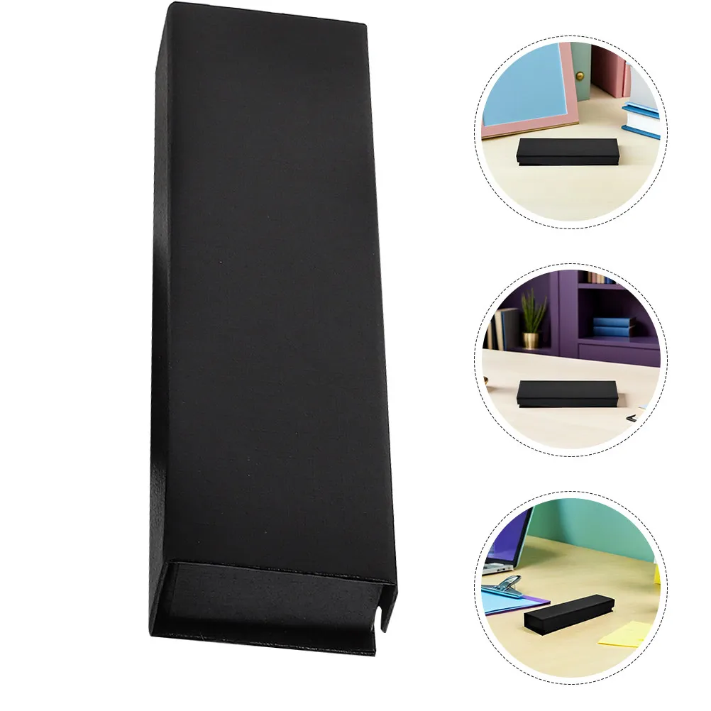 

Набор из 10 элегантных черных коробок для ручек: футляр для хранения, органайзер, подарочная упаковка для бизнеса, прочный дизайн с откидной крышкой