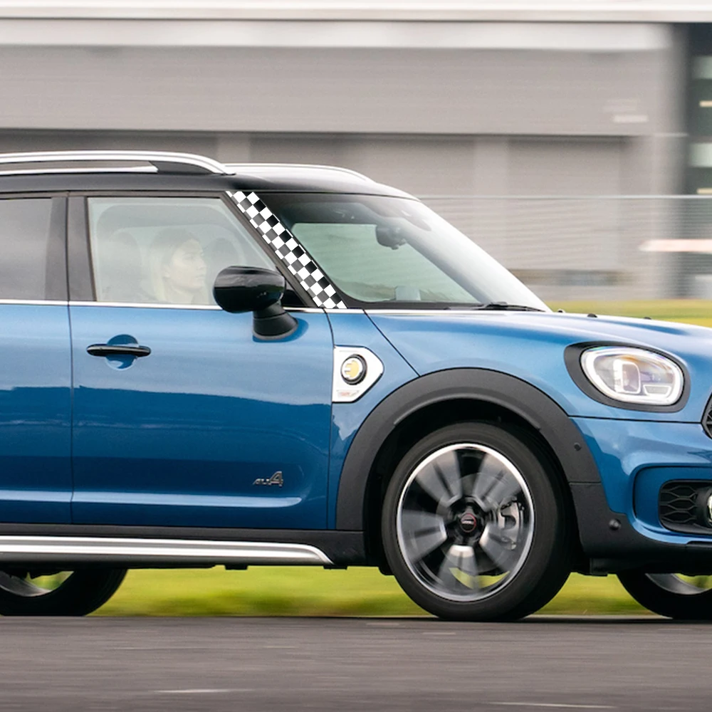 ملصقات السيارات A-عمود الشارات لميني كوبر F60 R50 R56 f56 R55 R53 مقاوم للماء الفينيل فيلم الديكور اكسسوارات السيارات الخارجية