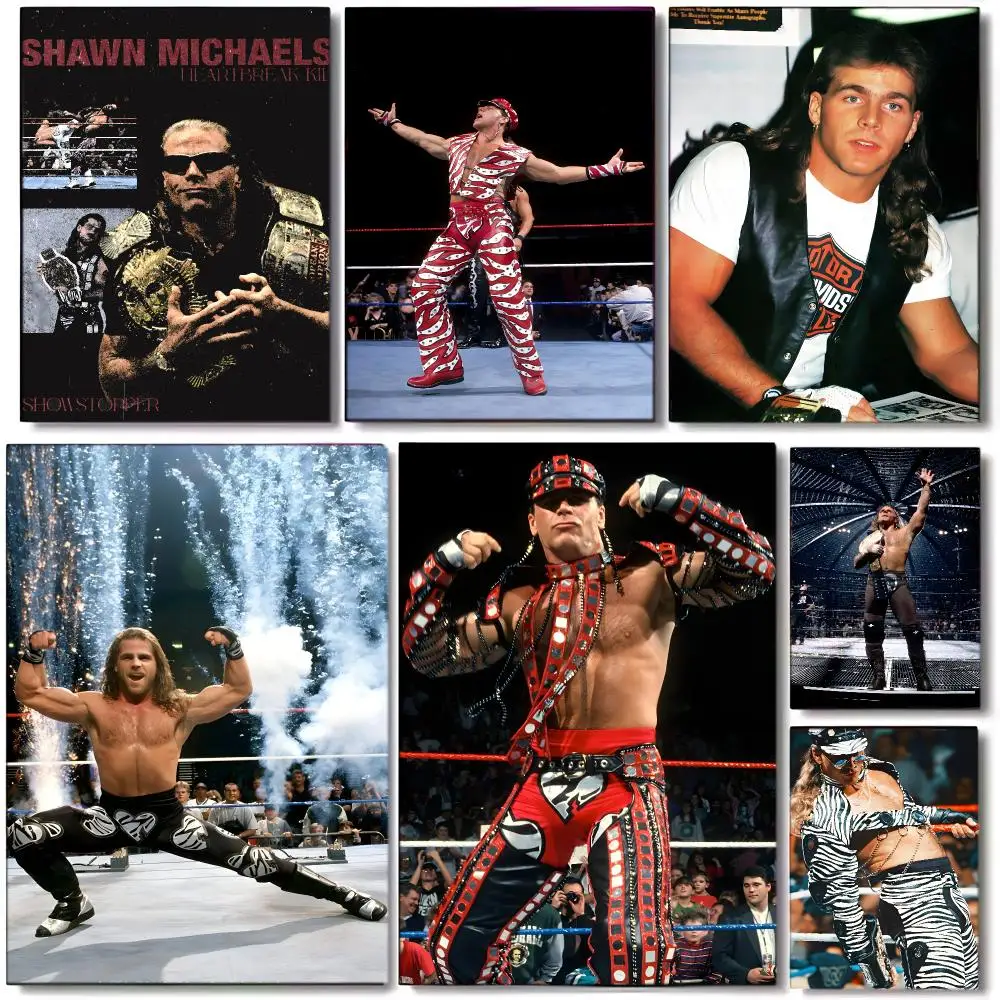 The Heartbreak Kid HBK S-Shawn Michaels Poster Wall art print art suitable for living room bedroom bar parlor home decor gift