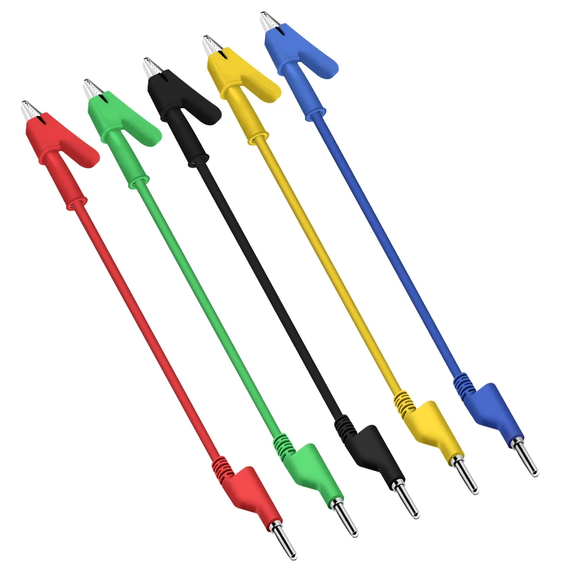Banana Head of Multimeter Plug for High Voltage Power Supply Clamp of Power Test Line  Test of Alligator Clip Pure Copper Wire