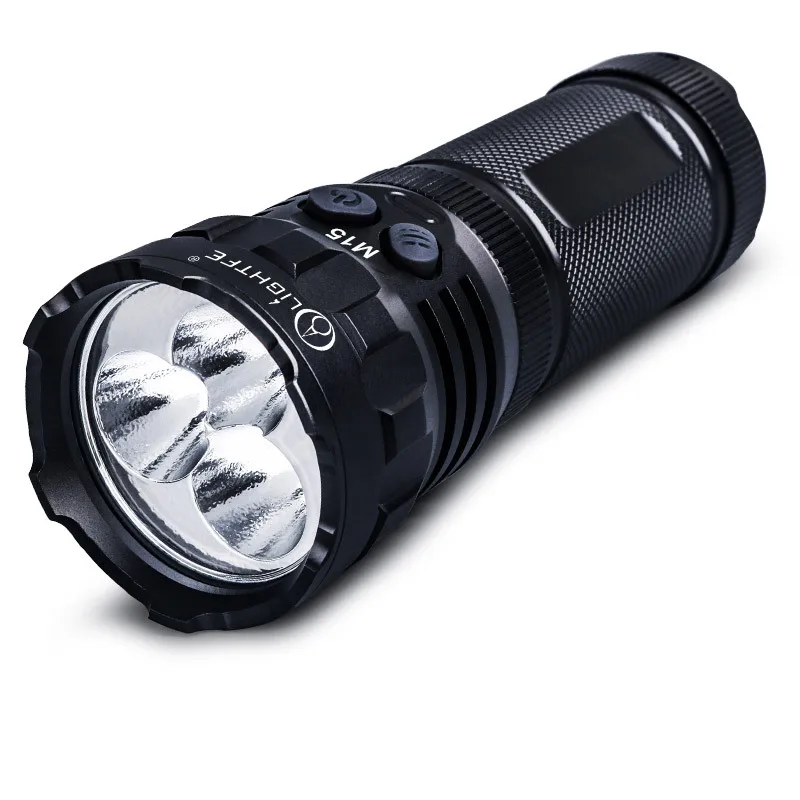 Direct Charging Three Lamp Beads High-power Flashlight Super Bright Remote Output Can Be Used As A Power Bank