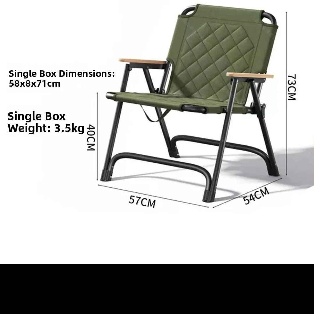 Portable Camping Outdoor Chair Table Set Thickened Fishing Picnic Foldable Integrated Design BBQ Leisure Furniture Heavy Duty