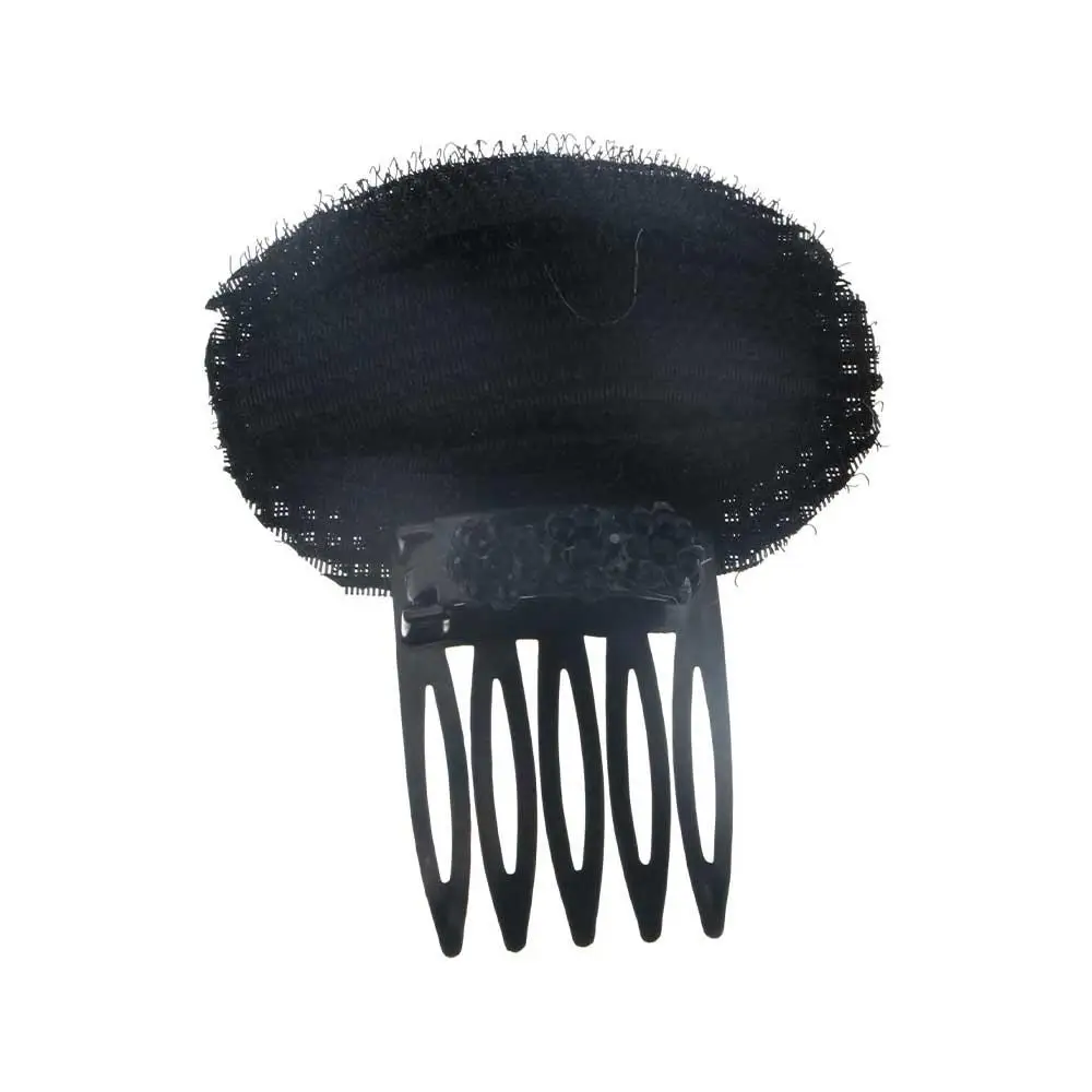 

Pluffy Flower Puff Hair Head Cushion Sponge Invisible Hair Base Hair Clip Braid Bun Bump It Up Volume Hair Base Lady