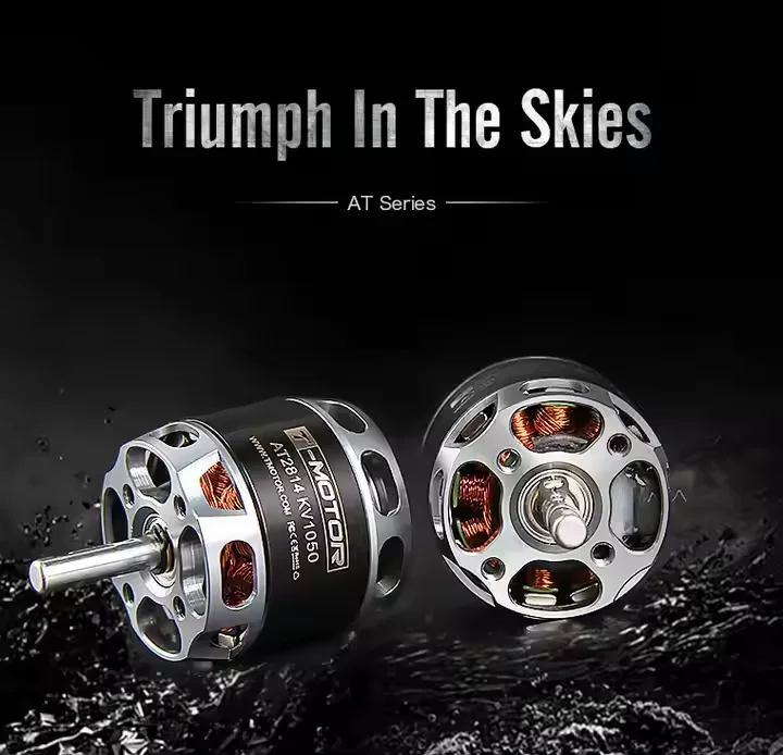 for control drone fixed wing FPV remote control plastic metal T-motor AT2814 long shaft KV900 KV1050 KV1200 3-4S brushless motor