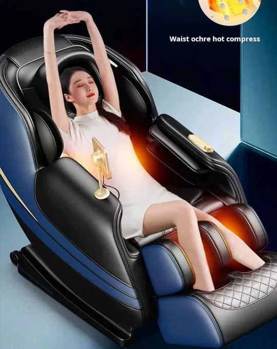 C83 2024 Fixed Point Luxury Rolling Cheap Price Zero Gravity Massage Chair Malaysia Full Body Massage Chair Brown