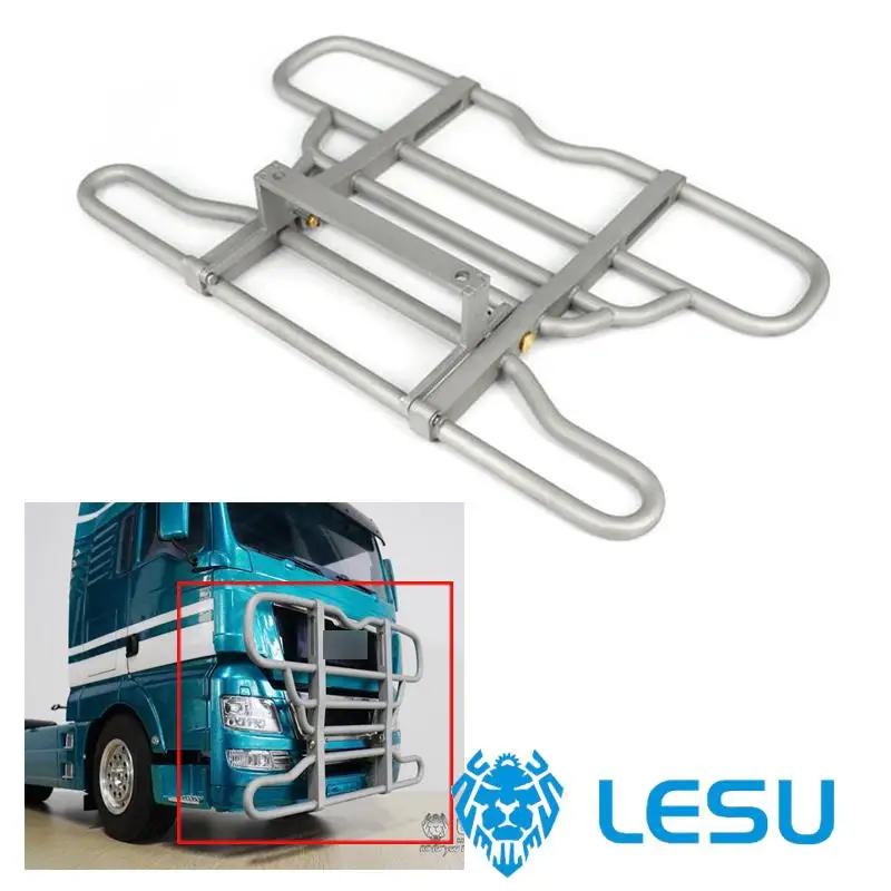 

LESU Metal Front Bumper A2 RC Tamiyay Upgraded 1/14 Tractor Truck Model Diy Outdoor Toys TH02260