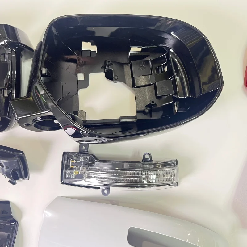 Für Mitsubishi Outlander 2013-2019 Auto Links Rechts Beheizbarer Außenspiegel Glas Spiegelabdeckung Rahmen Blinkerlicht Motor Neu – Detail 5