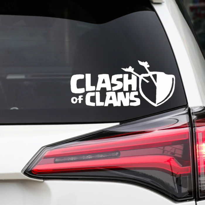 ملصقات السيارات كلاش أوف كلاانس COC الشارات العاكسة للزجاج الأمامي الوفير جذع الدراجات النارية ضبط السيارات D2 #4