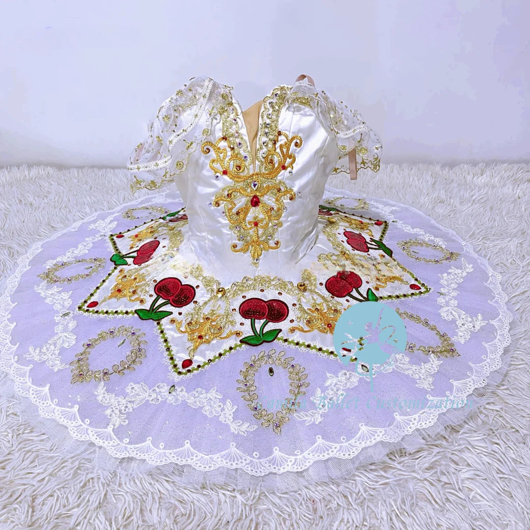 

Professionally customized new Cherry Radish Sakurako ballet TUTU competition performance skirt for adults and children