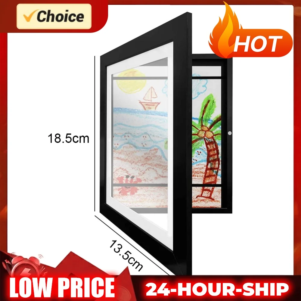 Kids Picture Frame Easy Change Wall Display Frame Display Storage Frames for Schoolwork Home Or Office