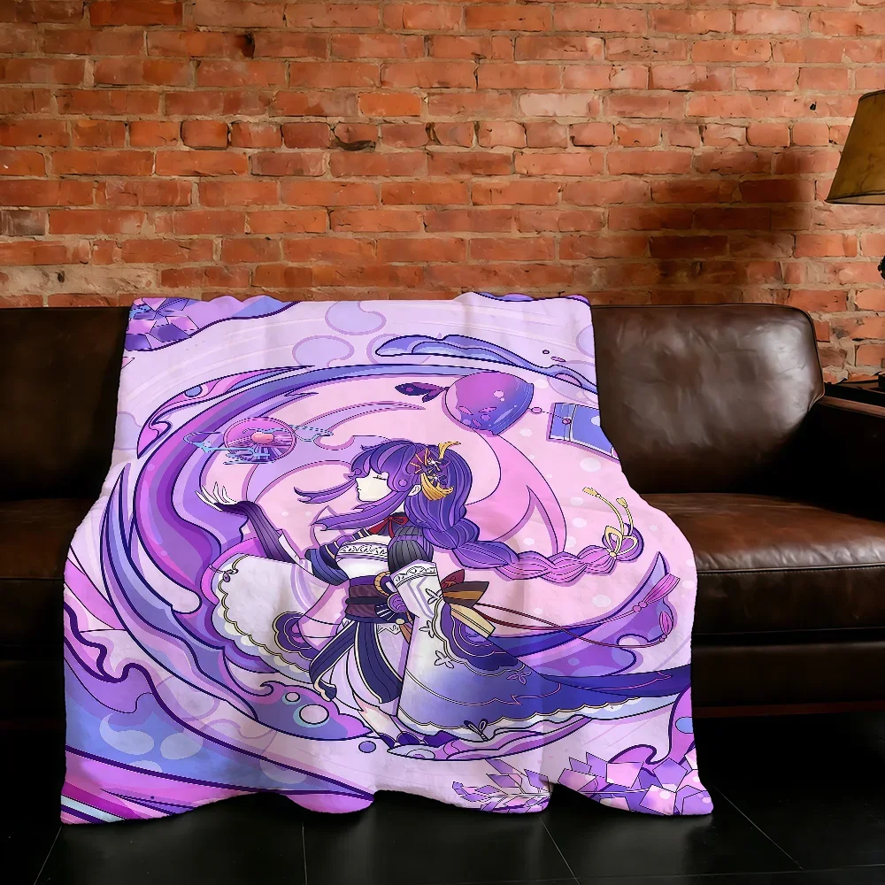 Blanket Super Warm Genshin Comfortable Cute Impact Plush Throw Game Blanket Child Home Sofa Girl Bedroom Gift