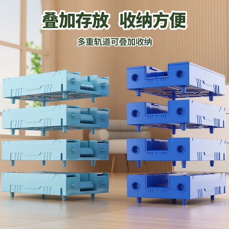 DIY Splicing Ejection Race Track Buildable Educational Racing Toy For Boys Girls