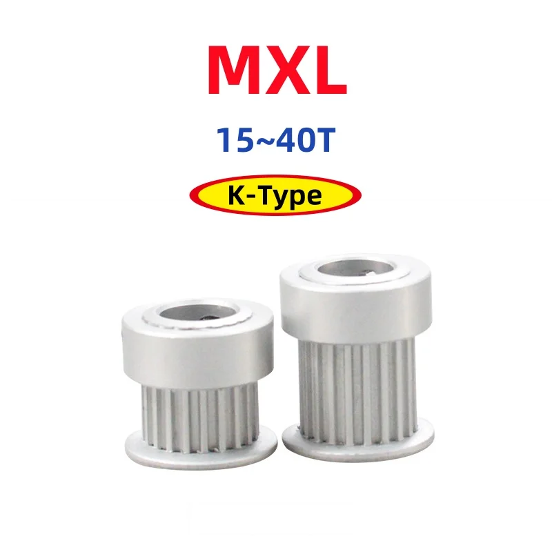 MXL Timing Pulley Bore 3.175~20mm For Belt Width 6/10mm K-Type Synchronous Wheel 15/16/20/22/24/25/28/30/40 Teeth