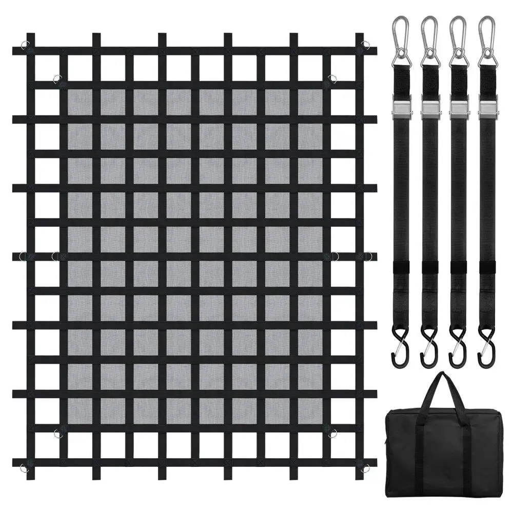 

Cargo Net Heavy Duty Cargo Net 96" x 81" Adjustable Buckles & S-Hooks