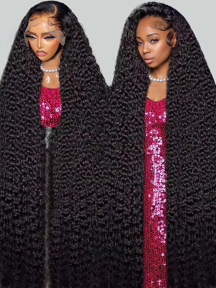 

Прозрачный 13x4 13x6 HD Парики из натуральных волос на кружеве 30 40 дюймов Глубокая волна Фронтальный парик Вьющиеся человеческие волосы Парик на фронтальной части шнурка для женщин