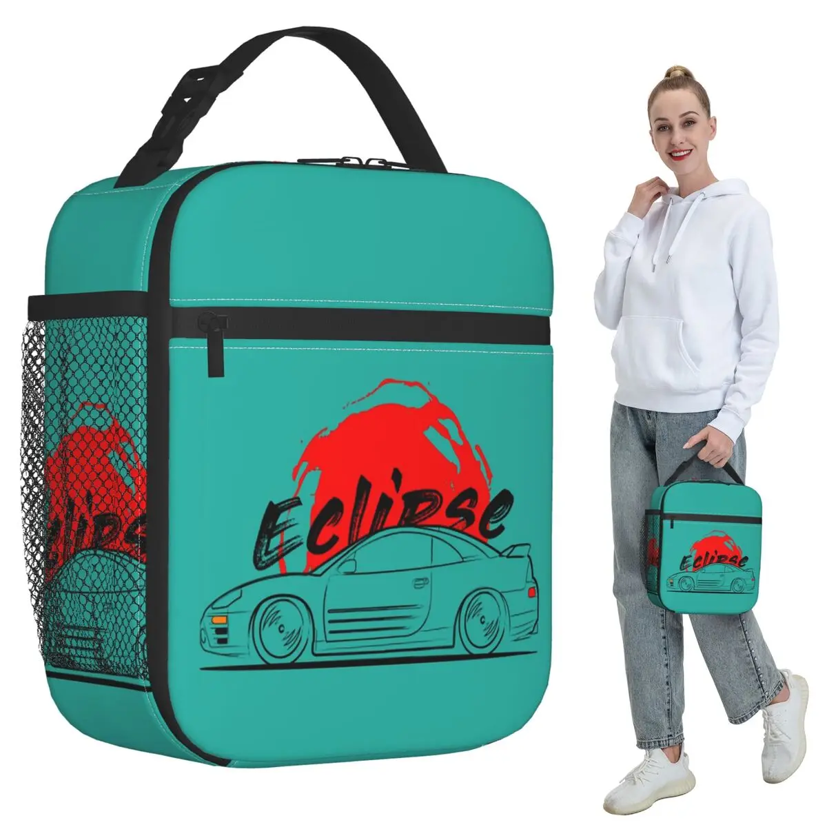 Eclipse 3 3G ECLIPSE Bolsa térmica para el almuerzo para mujer, caja térmica para oficina, caja térmica para alimentos, contenedor para loncheras a prueba de fugas