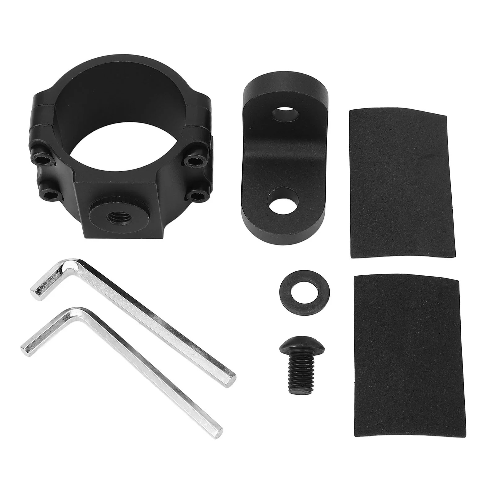 UTV Mount Bracket Aluminium Alloy 360 Degree Roating Whip Light Flag Pole Holder Compatible with 1.75 to 2 Inch Roll Cage