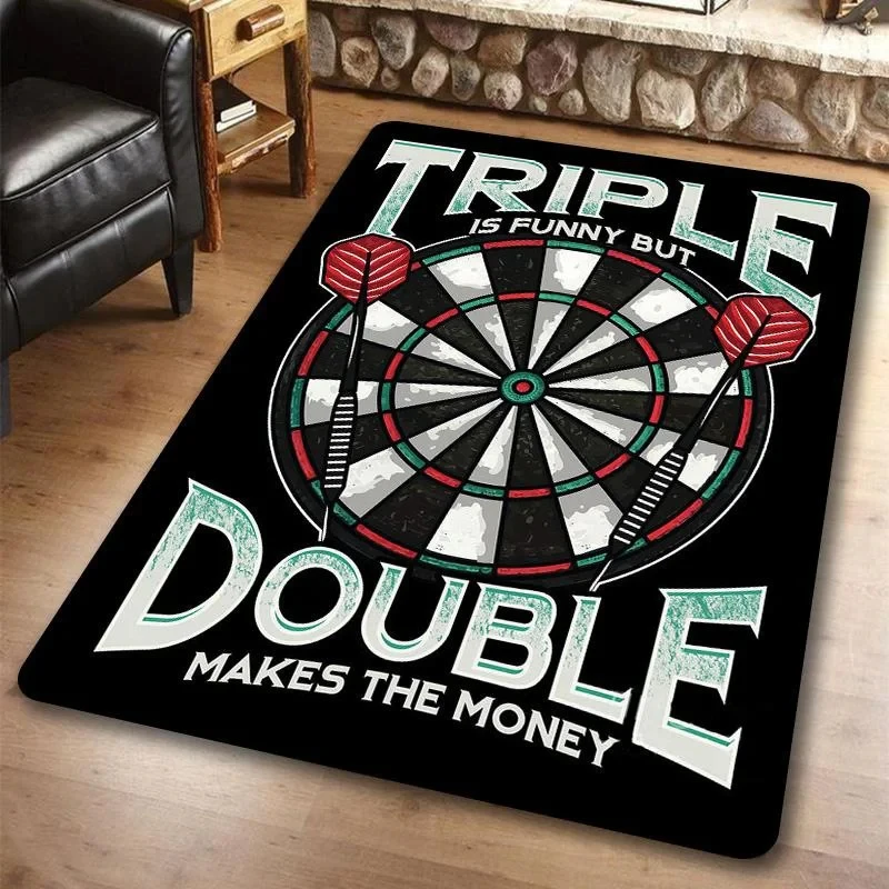 Playroom Dart Carpet for Living Room Bedroom Decorations Sofa Table Large Area Rugs Game Room Floor Mat Target Bullseye