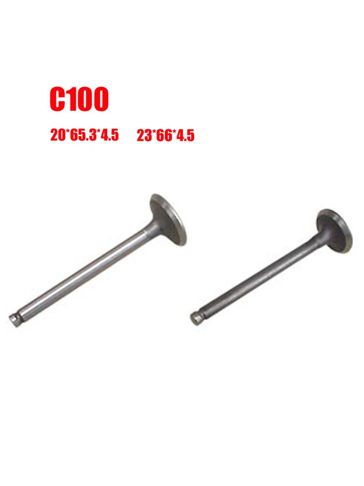 Motorcycle Engine Valve Set for JH70 JL70 C70 CD70 DY90 DY100 C100 C110 WAVE100 WAVE110 GRAND GBO ASTREA Intake & Exhaust Taps