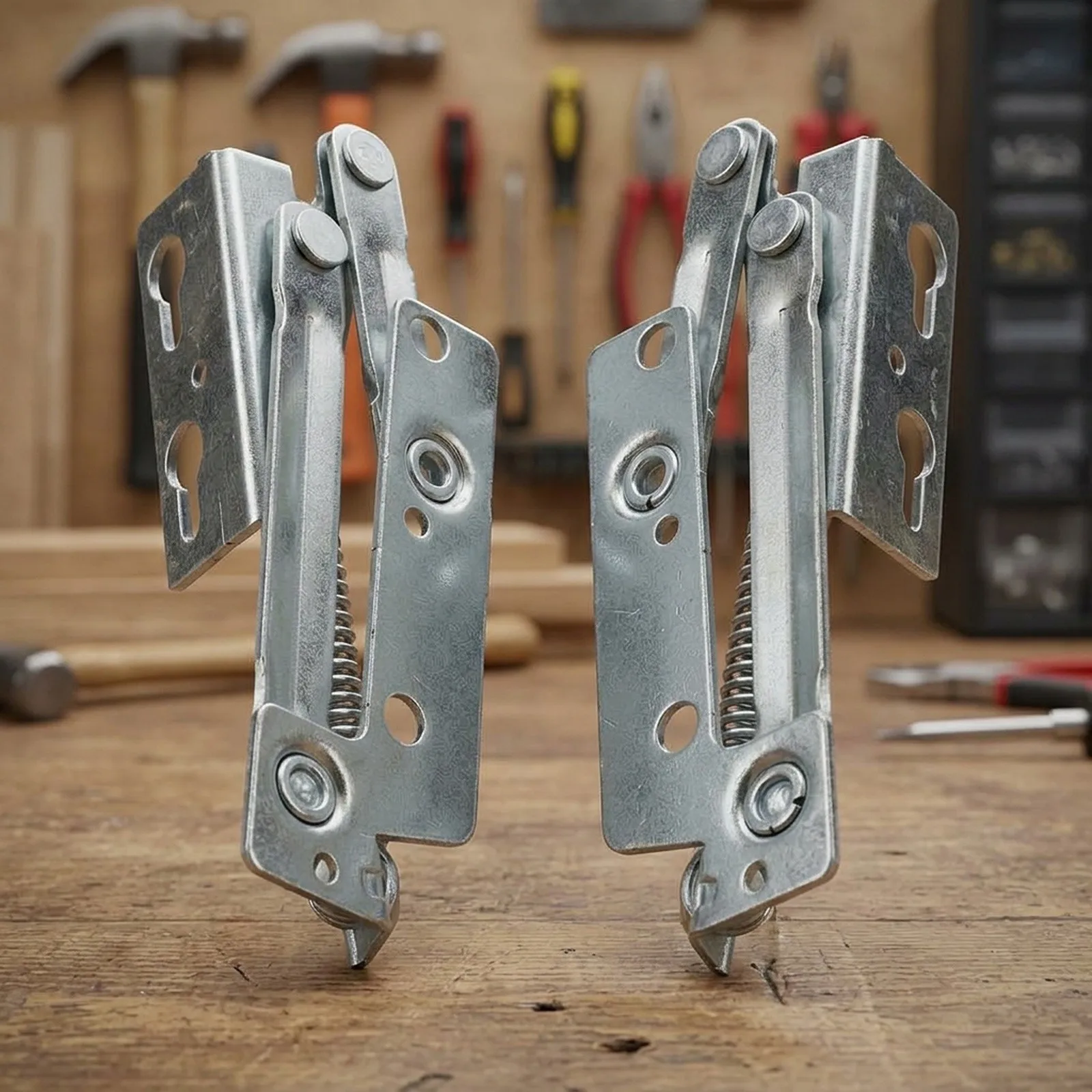 Smooth Opening Flap Support Bed Lift Hinge Easy Installation Left And Right Flip-up Reliable 240N Spring Force