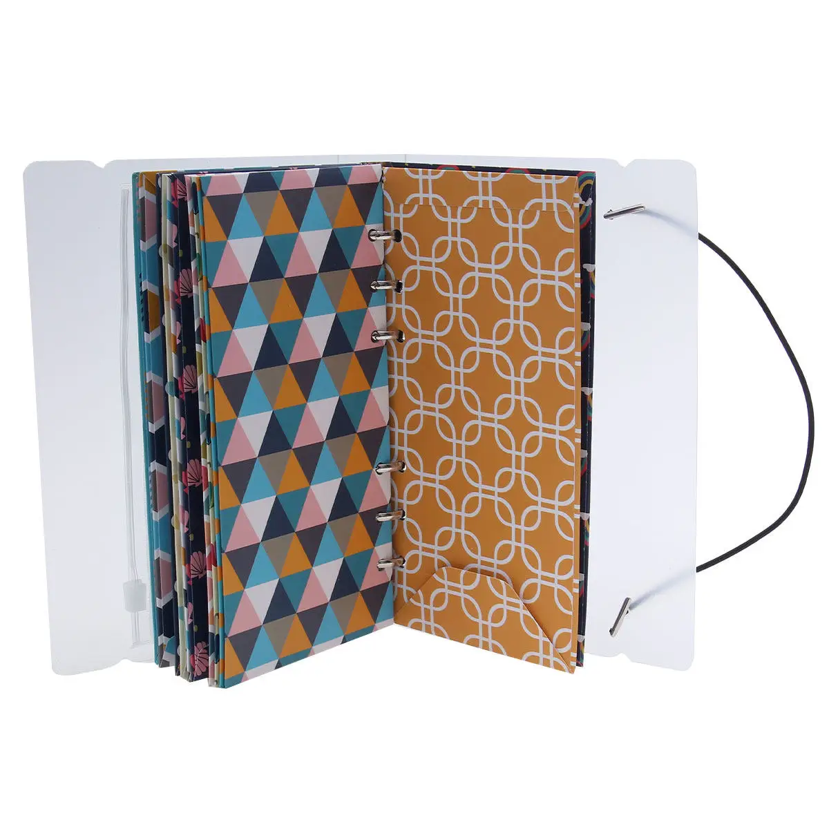 

1 Set PVC Waterproof Cash Storage Bag Creative Pattern Organizer Budget Tracking Sheets for Financial Control
