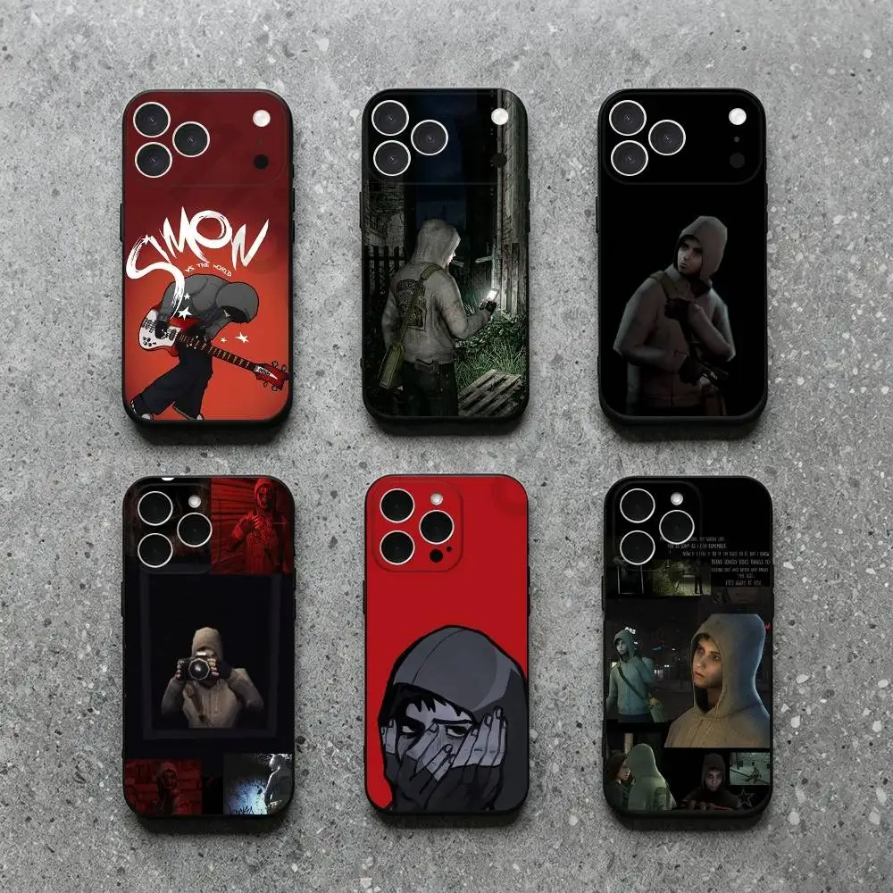 Funda de Lujo Simon Henriksson Cry Of Fear para iPhone 17 11 12 13 15 16 14 Pro Max, X XR XS 7 6 Plus SE