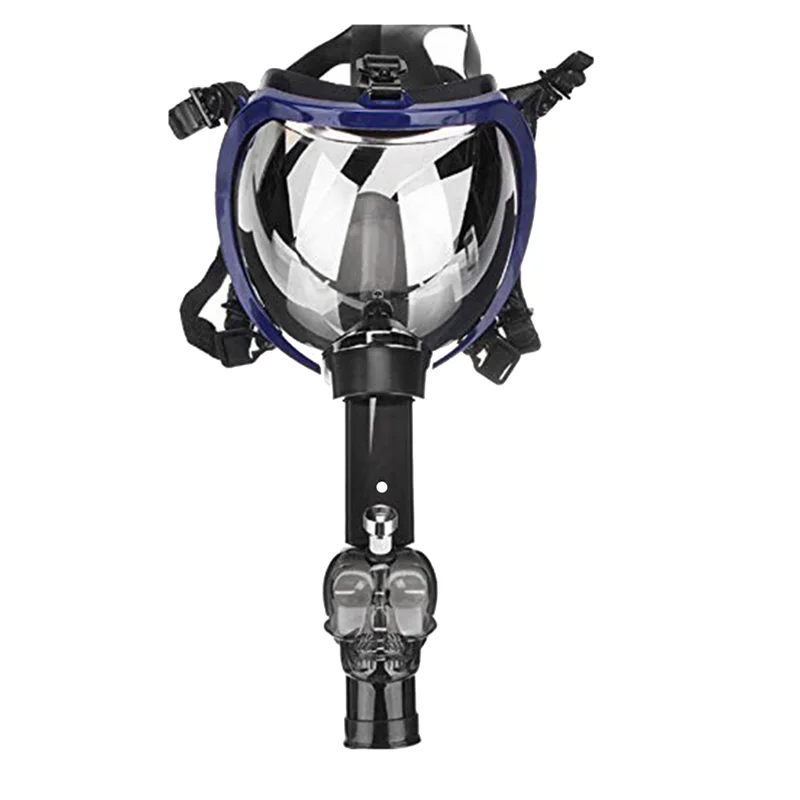 ABZZ-Maschera antigas riutilizzabile con respiratore a pieno facciale per la protezione del viso, festa in costume, festa di Halloween