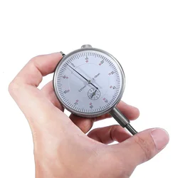 Indicador de Dial de 0-10mm, herramienta de precisión, medidor de 0,01 de resolución, instrumento de medición de precisión