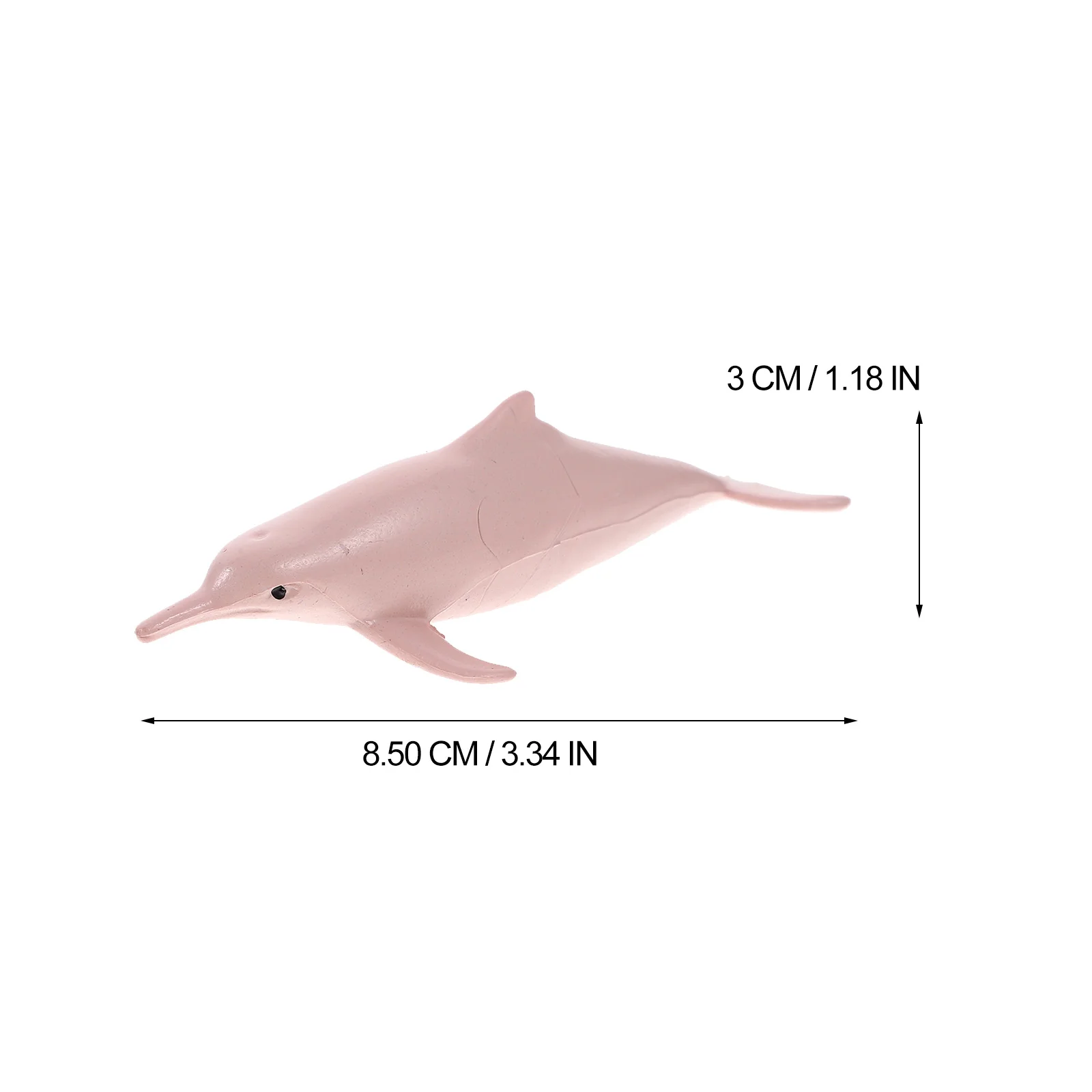 Lifelike Dolphin Statue Montessori Teaching Aids Marine Animal Model Decorative Ornaments Mini Figurine