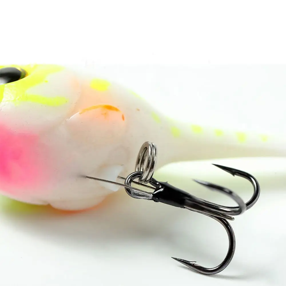 Hot High Quaility Swim Worm Barbed Hook Artificial Soft Bait Balloon fish Lure with hook Silicone