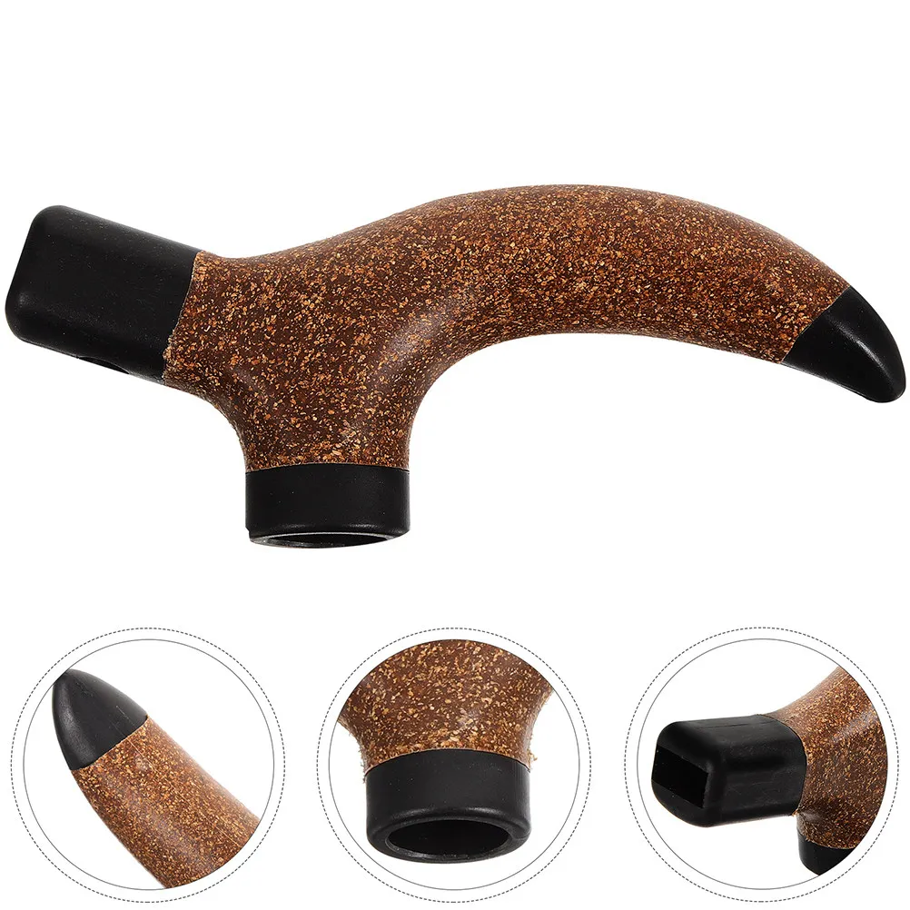 

3Pcs Hiking Pole Handle Cork Grip Replacement for Trekking Sticks Anti-Slip Ergonomic Design Shock Absorption Walking Cane Parts