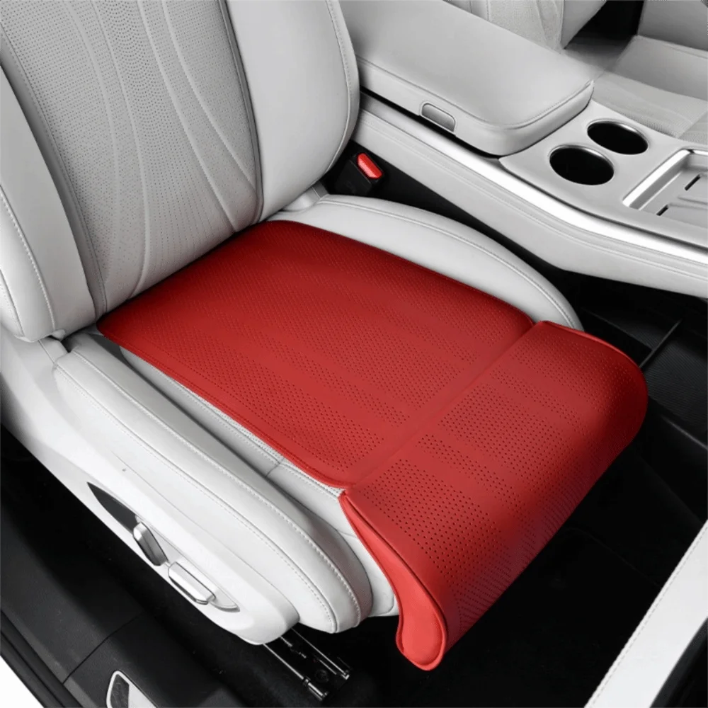 Image of Universelles Auto-Sitzkissen mit Beinstütze und Verlängerung zur Ermüdungslinderung, Auto-Sitz mit Erweiterter Fußstütze, Atmungsaktiv und Rutschfest