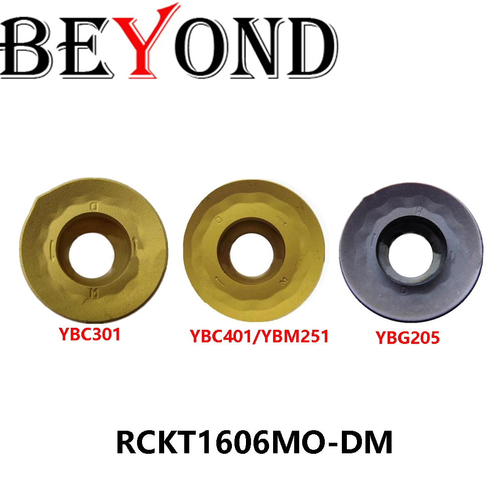 

Original RCKT1606MO-DM YBC301 YBC401 YBG205 YBM251 RCKT Cutter Carbide Inserts Turning Tools Machine Lathe BEYOND Boring Bar CNC