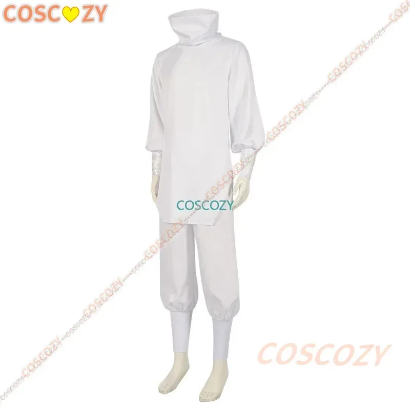 202511 Anime Jujutsu Kaisen Kashimo Hajime Cosplay Kostüm Weiße Uniform Top Hose Perücke Tattto Aufkleber Outfit Karneval C