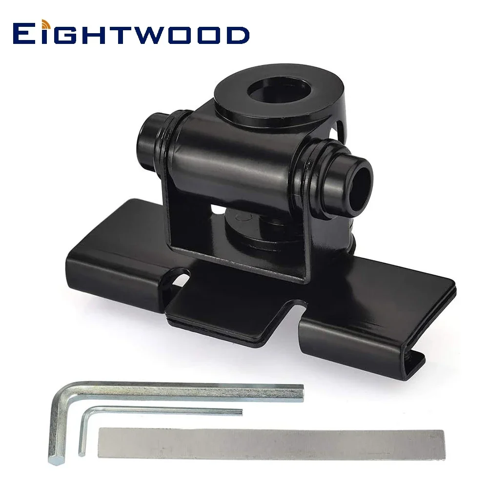 

Eightwood Vehicle Car Truck CB Radio Mobile Radio Antenna Mounting Through Hole Fix Bracket 16mm Hole Lip Mount UHF SO239 Female