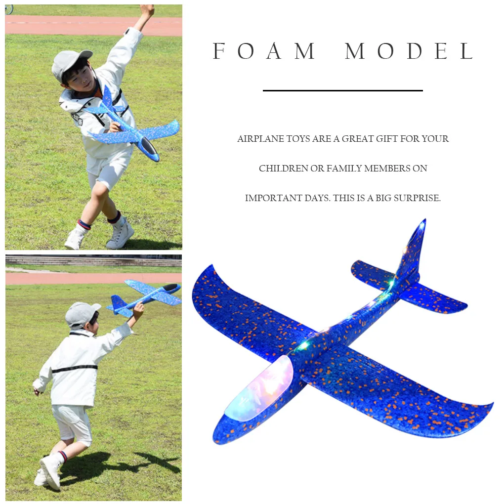 Aircraft Model Toy Airplane Gliding Plane Simple Operation Firm Structure Wear-resistance Children Supplies Kid Aircrafts