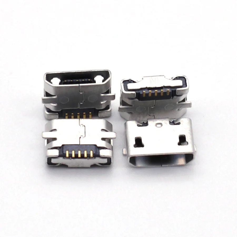 10-50pcs Micro USB Charger Charging Port Plug Dock Connector For Nokia Asha 500 503 N710 Lumia 603 710 207 208 220 230 808 N808