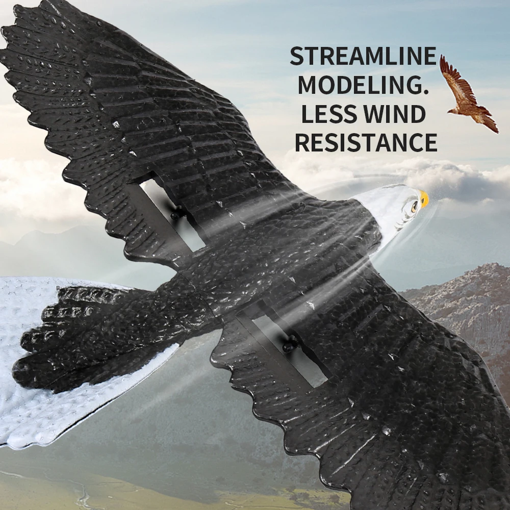 RC Plane Animals Hawk 2CH 2.4G EPP Remote Control Machine Airplane Fixed-wing Glider RC Aircraft Model Outdoor Toy for Kids Gift