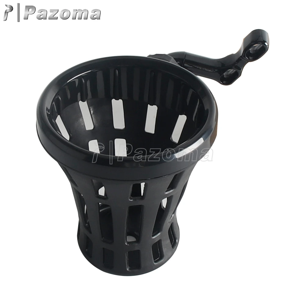 Pazoma Cup Drink Holder W/Bracket Motorcycle Drinking Bottle Stand Holder Handlebar Water Cup For Honda GL1800 F6B Harley Yamaha