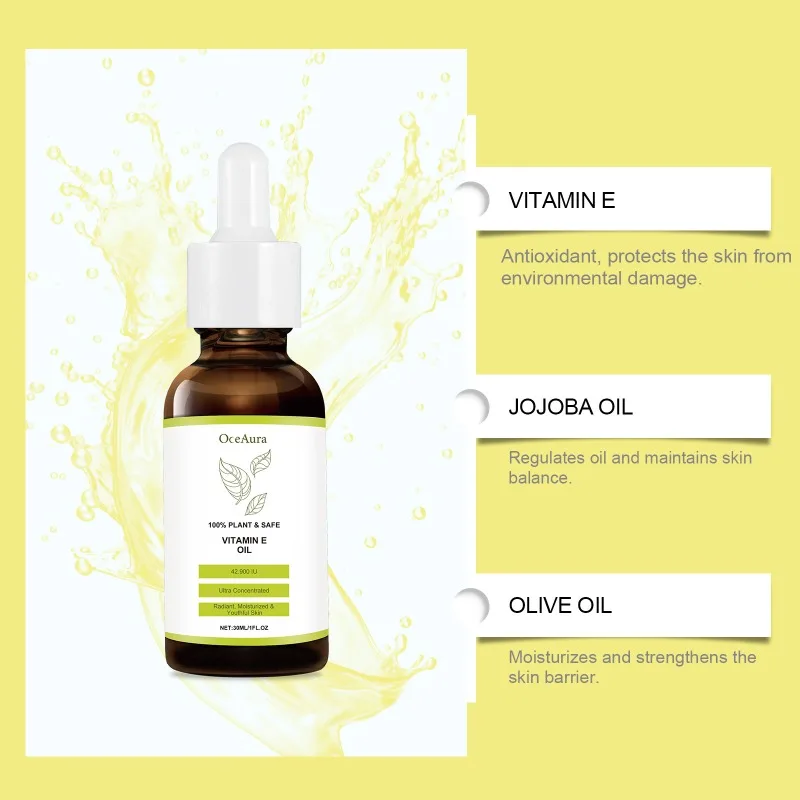 Vitamin E Oil Skin Care Repair Soften Skin After Childbirth Improve Elasticity Luster Skin Texture Pregnancy Repair Firming Care