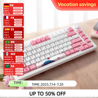 Akko MOD007B-HE PC Tokyo R2 75% Mechanical Gaming Keyboard Multi-Modes RGB Keyboards Gasket Mount with Magnetic Switch