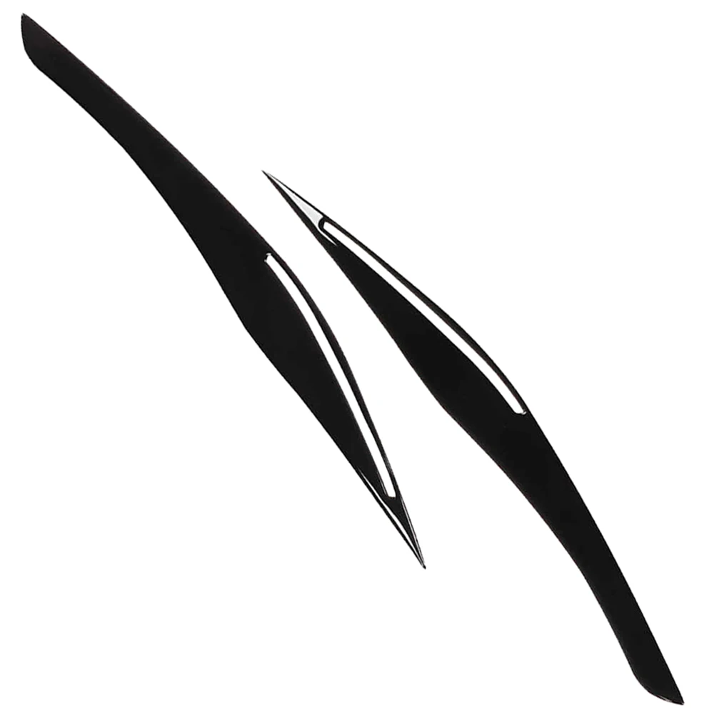 2 قطعة لسيارات BMW 3 Series E90 318i 320i 325i 2009 2010 2011 2012 جفون السيارة المصباح الحاجبين الزخارف اليسار واليمين #4